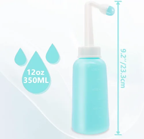 Vista 6 de Botella Peri Showvigor para el cuidado posparto, botellas Peri de 12 OZ, botella perineal portátil de bidé para los elementos esenciales posparto