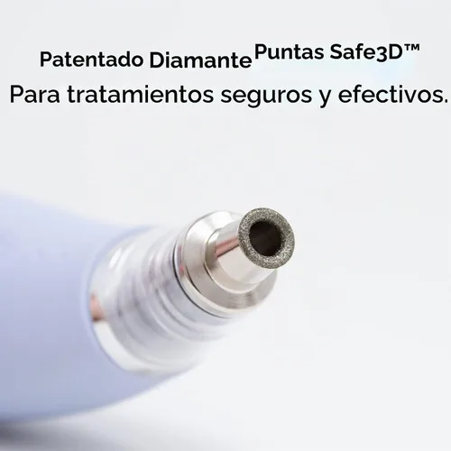 Vista 4 de Microderm GLO Microderm GLO - Puntas de microdermoabrasión de diamante de primera calidad, accesorios de acero inoxidable de grado médico