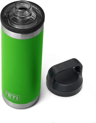 Vista 8 de YETI Rambler Botella de 18 oz, aislada al vacío, de acero inoxidable con tapa Chug, Seafoam Verde mar