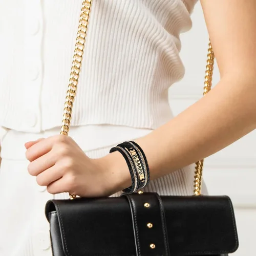 Vista 3 de Long tiantian Pulseras de cuero para mujer, pulseras de moda para mujer, pulsera apilable de cruz para mujer, pulseras de múltiples capas