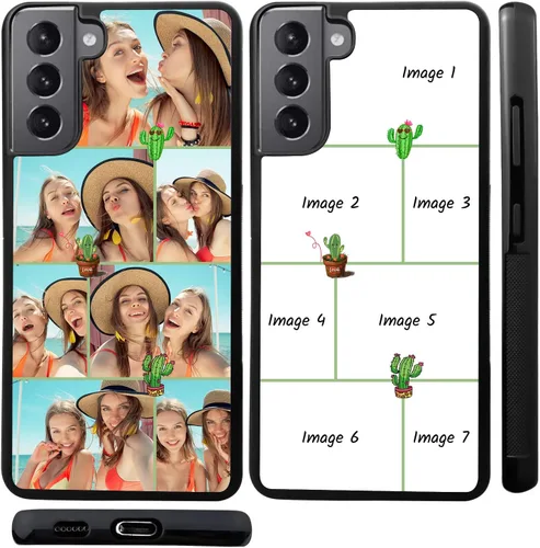 Vista 3 de Funda personalizada para teléfono con múltiples imágenes, funda personalizada de collage con Galaxy S22 S21 S20 FE ULTRA PLUS NOTE 20 ULTRA 10 PLUS