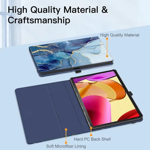 Vista 8 de Fintie Funda tipo libro para Amazon Fire Max 11 (13ª generación, versión 2023) – Funda plegable de piel vegana de primera calidad para tablet Fire