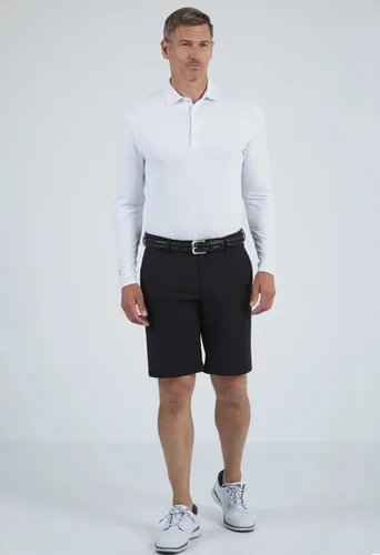 Vista 4 de IBKUL Athleisure Wear - Polo de manga larga con protección solar UPF 50+ Icefil Cooling Tech 95199 para hombre