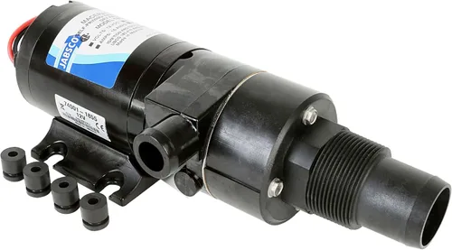 Vista 5 de Jabsco 18590 Series bomba de triturador, cebado automático, protección contra secado, eliminación de residuos
