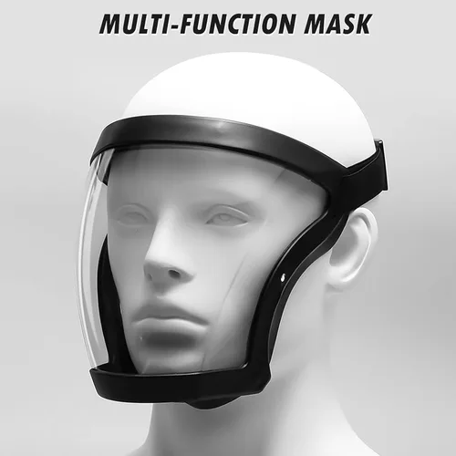 Vista 7 de Escudos activos antivaho de cara completa Protección de expresión visible, transparente, transpirable, cómodo, para adultos, reutilizable