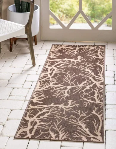 Vista 25 de Unique Loom - Alfombra de centro Café/Beige