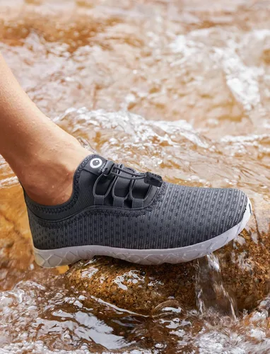Vista 5 de SEEKWAY Zapatos de agua para hombre y mujer, secado rápido, zapatos acuáticos descalzos, playa, caminar, kayak, canotaje, deportes acuáticos SP006
