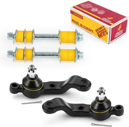 Vista 122 de Metrix Premium Chassis Parts - Juego de 4 piezas de articulación de rótula superior y barra estabilizadora delantera para Ford Ranger RWD 1998-2011