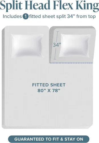 Vista 110 de Bare Home Sheet Set 1800 Ultra-Soft with 2 Pillowcases (Twin XL, Dark Blue)