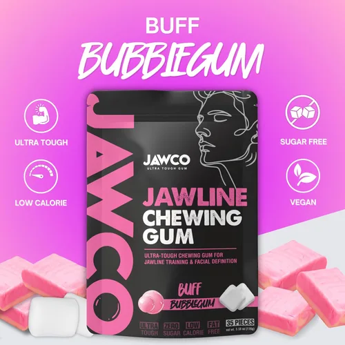 Vista 2 de JAWCKO Chicle Ultra-Resistente para Mandíbula Obtén una Mandíbula Más Fuerte y Cuadrada Chicle Duro de Entrenamiento para Mandíbula Fuerza 15X