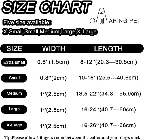 Vista 46 de Aring Pet Collar de algodón, ligero y ajustable, con hebilla de liberación rápida, para perros pequeños, medianos y grandes, para cachorros, S, Hoja