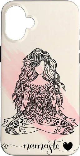 Vista 23 de Namaste Mandala Hippie Yoga Woman Meditation Spiritual Gift Case for iPhone 17
