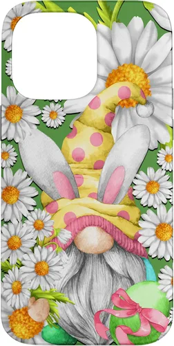 Vista 21 de Funny Easter Gnome Graphic for Women Teachers and Daisy Mom Case for iPhone 17