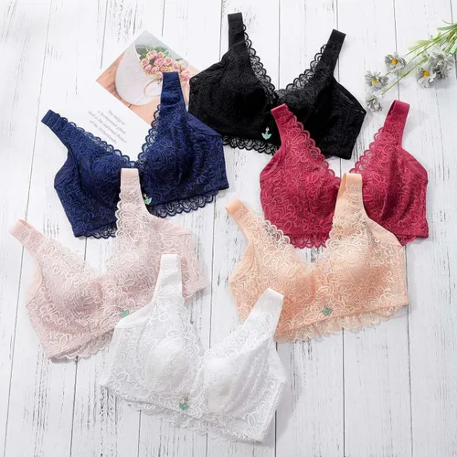Vista 3 de Today's On Lace Bralette with Underwire Orange Top Bra Tanks for Women Strapless Wireless Push Up Bra Push Up Bra Pac