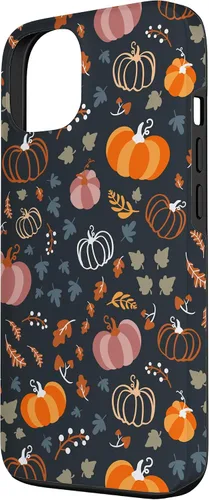 Vista 2 de iPhone 13 Otoño Hojas Caídas Calabaza Cosecha de Especias Feliz Otoño
