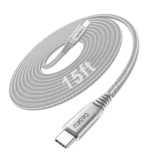 Vista 86 de Dasku iPhone 17 USB C a USB C de carga rápida, 60 W (3.1 A), paquete de 2 cables cargador de carga de 3 pies tipo C para iPhone 17/16/15/15 Plus/15