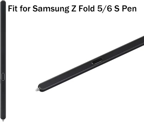Vista 4 de Galaxy Z Fold 5 Slim S Pen Reemplazo para Samsung Galaxy Z Fold 6 Stylus Pen con 2 puntas (negro)