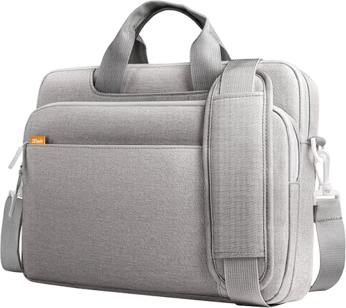 Vista 12 de JETech Funda para laptop de 15 y 15.6 pulgadas, funda impermeable para computadora compatible con MacBook Air/Pro 15/16, Surface Book 3/2 15, Dell
