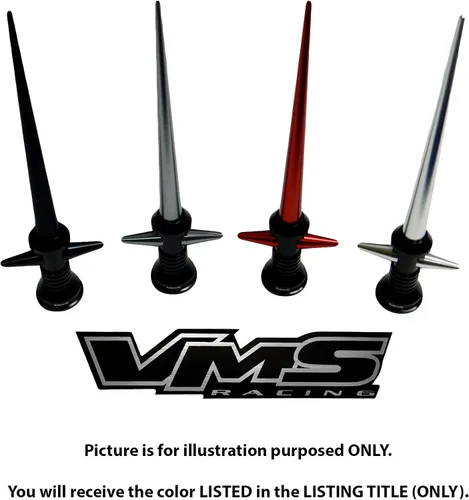 Vista 3 de Antena láser de hoja de sable láser negro grande de 5.4 pulgadas en aluminio mecanizado CNC para Ford F150 F-150 F250 F350 F450 F550 F650 1997-2021