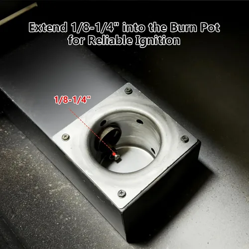 Vista 8 de Kit Completo de Actualización para Parrilla - Motor de Barrena 2.0, Ventilador de Inducción, Recipiente de Combustión, Encendedor de Varilla