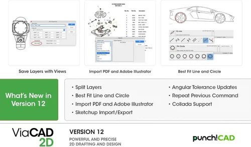 Vista 5 de Punch! ViaCAD 2D v12 [Mac Download]