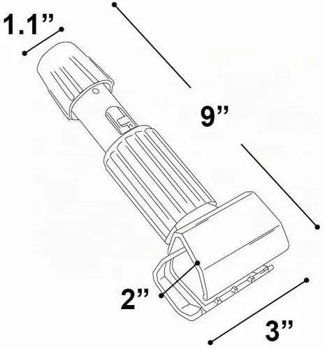 Vista 2 de Abrazaderas de fregona comercial - Gripper Mop Yellow