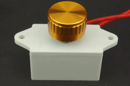 Vista 3 de Kit de control de velocidad del ventilador, sopladores de estufa de chimenea, controlador de velocidad variable con perilla de reóstato, controlador