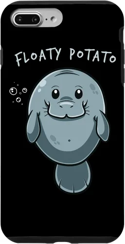 Vista 12 de Flaoty Potato Manatee Funny Manati Manatee Chubby Mermaid Case for iPhone 17