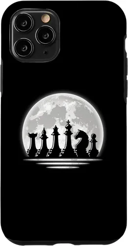 Vista 29 de Chess Design - Chess Figures Full Moon - Chess Case for iPhone 17