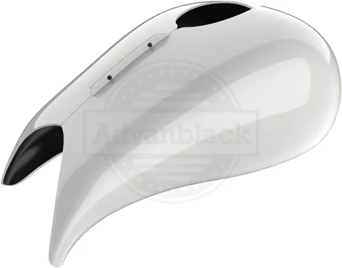 Vista 26 de Cubierta de tanque de combustible estirada para motocicleta Harley, cubiertas de tanque de 1 galón, protectores de combustible. Compatible
