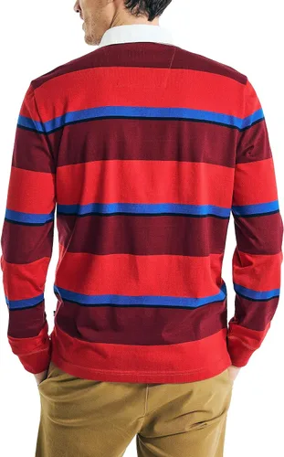 Vista 2 de Nautica Polo de rugby de manga larga para hombre