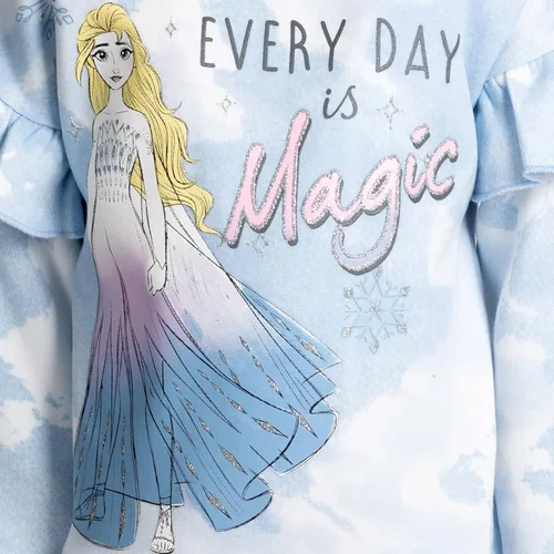 Vista 2 de Disney Princesa La Bella y la Bestia Little Mermaid Frozen Minnie Mouse - Sudadera de forro polar para niñas pequeñas a niños grandes