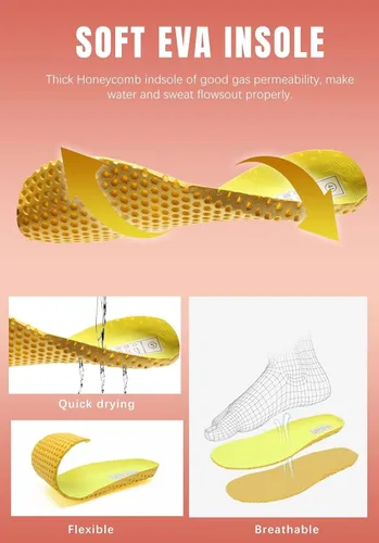 Vista 5 de WateLves Zapatos de agua para hombre y mujer, zapatos de natación para playa, descalzos, atléticos, de secado rápido, calcetines acuáticos