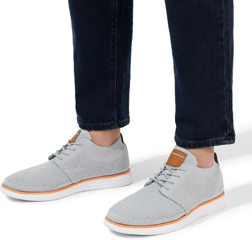 Vista 6 de Bruno Marc Zapatillas de malla para hombre Oxfords ligeras