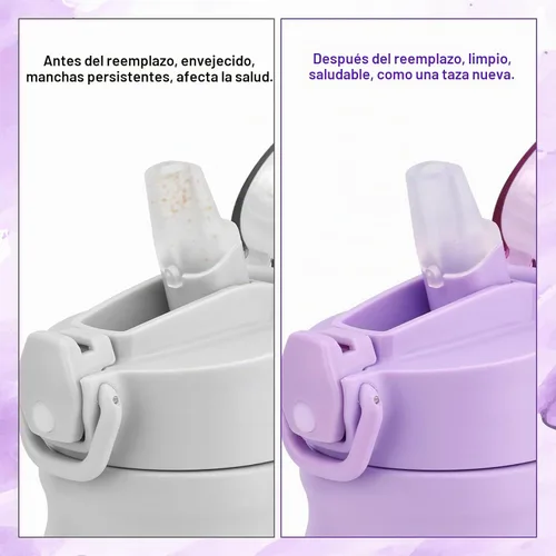 Vista 6 de 4 boquillas de repuesto para botella de agua compatibles con BJPKPK de 18