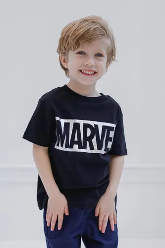 Vista 2 de Marvel Camiseta metálica Avengers para niños pequeños y grandes