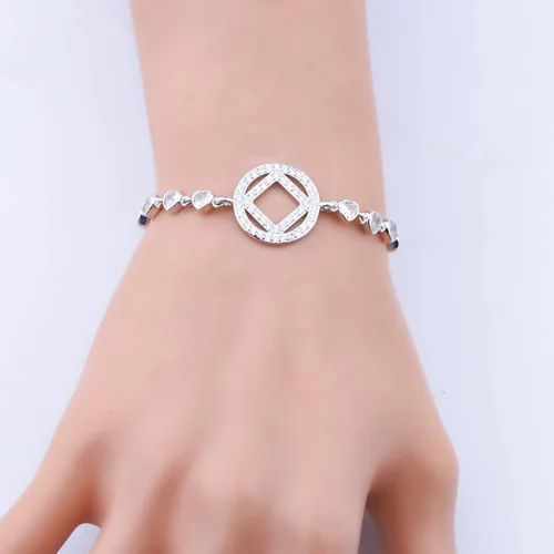 Vista 3 de ENSIANTH Pulsera de sobriedad y recuperación - Regalo AA & NA