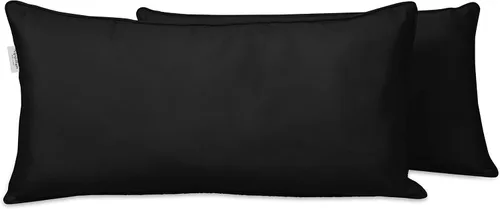 Vista 80 de Funda de almohada lumbar de tela de poliéster para interiores y exteriores, impermeable, rectangular, para todo tipo de clima, para muebles