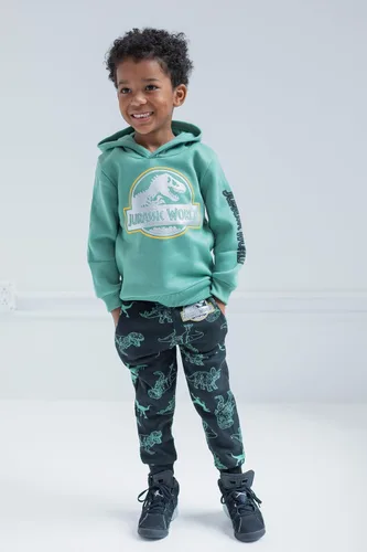 Vista 5 de Jurassic World Sudadera con capucha de forro polar para niñas de dinosaurio a niño grande