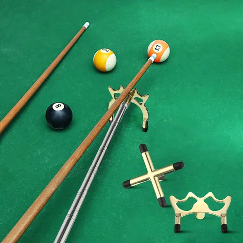 Vista 7 de Skylety Retractable Billiards Cue Snooker Pool Bridge Stick with 3 Pieces Removable Bridge Head, Snooker Set Billiards Pool Cue Accessory for Pool