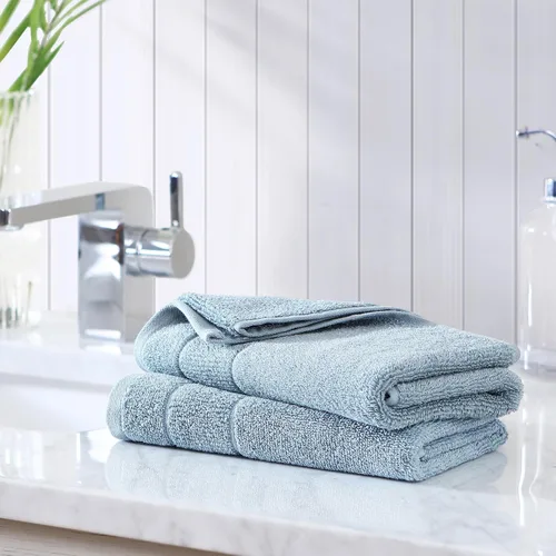 Vista 16 de Tommy Bahama - Toallas de baño, 100% algodón suave y absorbente, resistentes a la decoloración y a la decoloración, toallas de baño de peso medio