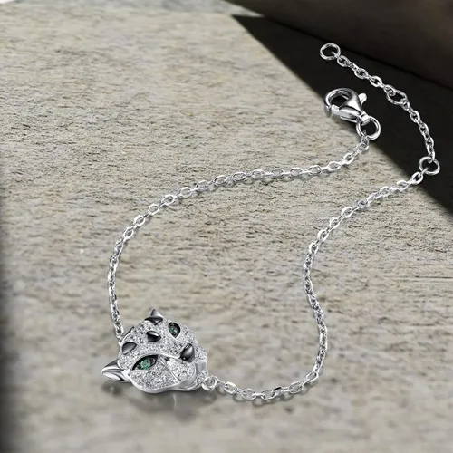 Vista 3 de Santuzza Pulsera de plata de ley 925 para mujer