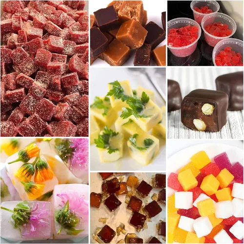 Vista 7 de AIERSA Moldes de Silicona para Cubos de Aceite Infusionado con Hierbas, 1 Pieza Bandeja Mini de Dulces Gomitas de 32 Cavidades, Moldes Cuadrados