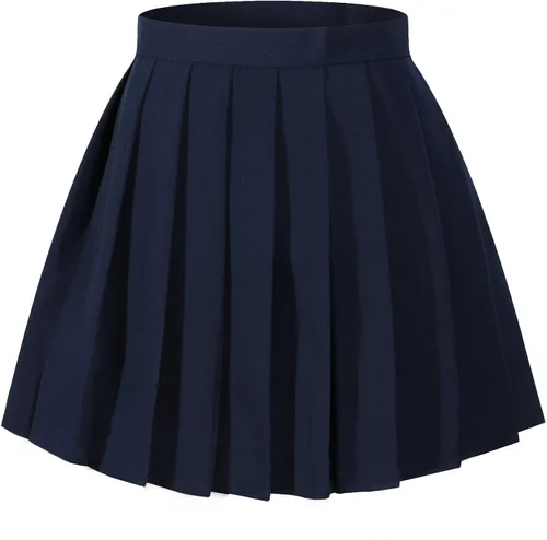 Vista 17 de Faldas plisadas a cuadros de cintura alta para mujeres y niñas, talla grande, uniforme escolar, mini disfraces de cosplay