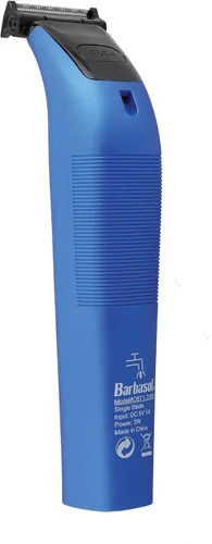 Vista 6 de Barbasol Afeitadora facial y corporal, afeitadora híbrida de una sola hoja, recargable con un tiempo de funcionamiento de 2 horas, afeitado
