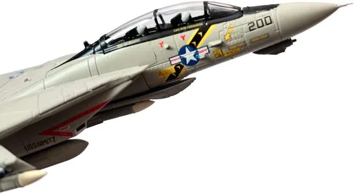 Vista 7 de Grumman F-14 F-14A F-14B F-14D Tomcat Fighter Aviones de combate de metal militar fundido a presión modelo de avión de metal (F-14A)