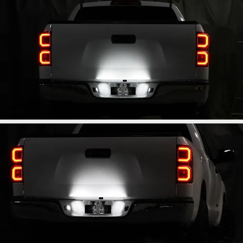 Vista 8 de VIPMOTOZ Luz LED completa para placa de matrícula para Toyota Tacoma 2005-2015 y camioneta Tundra 2000-2013, blanco diamante 6000K, reemplazo de 2