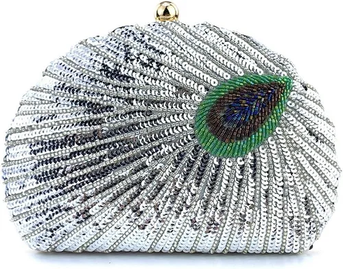 Vista 30 de Cartera de mano de mujer para la noche, de diseño, bolso de mano para damas, para fiestas, casamientos, ideal para regalar Hand Bag, Lady, Party