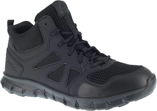 Vista 2 de Reebok Rb8405 Sublite Cushion Tactical Mid Cut Soft Toe Zapato Negro Militar