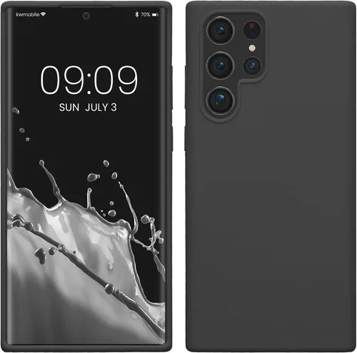 Vista 148 de kwmobile Funda compatible con Samsung Galaxy S9 - Funda de silicona TPU con acabado suave - Blue Reef